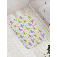 Retro Colorful Pattern Bath Mat