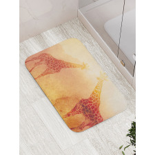 Tropic Giraffes Bath Mat