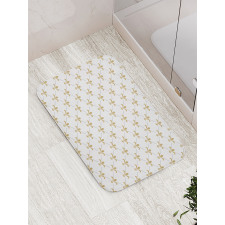 Vintage Style Lilies Bath Mat