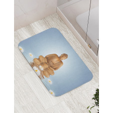 Meditation Zen Flower Bath Mat