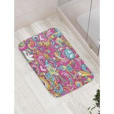 Funky 60s Fun Retro Bath Mat