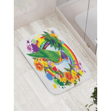 Palms Tropical Plants Bath Mat