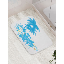 Hawaiian Island Aqua Bath Mat