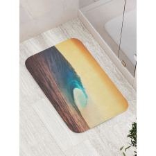 Sunset in Warm Colors Bath Mat