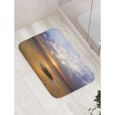 Sunbeams Cloudy Sky Sea Bath Mat