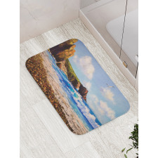 Sea Coast by Beach Rock Bath Mat