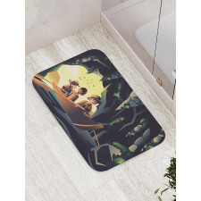 Cave Boat Trip Scouts Bath Mat