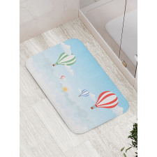 Over Cloud Vehicles Bath Mat