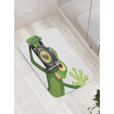 Funny Animal with Camera Bath Mat