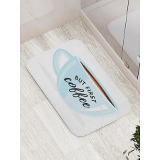 Single Cup Image Bath Mat