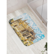 Building on Sea Shore Bath Mat