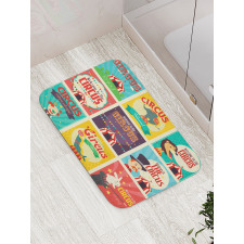 Carnival Old Circus Bath Mat