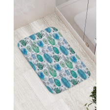 Drawings of Organisms Bath Mat