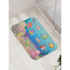 Colorful Under Sea Bath Mat