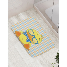 Hipster Boho Cool Duck Bath Mat