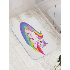 Fairy Creature Rainbow Bath Mat