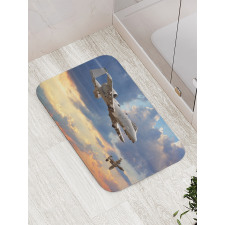 Aviataion Theme Design Bath Mat