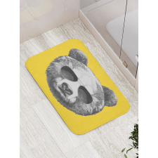 Sketchy Hand Drawn Bear Bath Mat