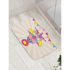 Clown Standing on a Ball Bath Mat