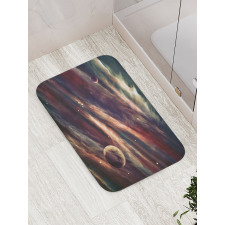 Nebula Planet Cloud Bath Mat