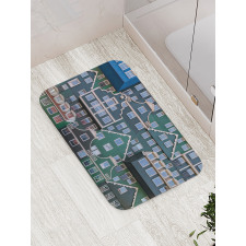 Dutch Influence Buildings Bath Mat