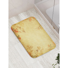 Bamboo Stems and Blooms Bath Mat