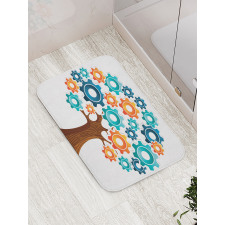 Innovation Gears Tree Bath Mat