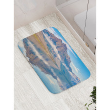 Cloudy Scene Bath Mat