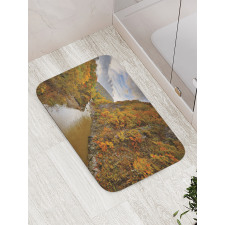 River Autumn Colors Bath Mat