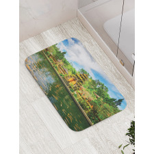 Oriental Fish Lake Sea Bath Mat