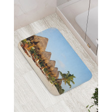 Playa Del Carmen Beach Image Bath Mat