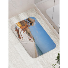 Real Life Photo of the Beach Bath Mat