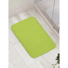 Geometric Zigzag Lines Bath Mat