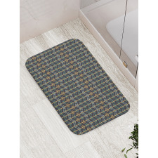 Nature Inspired Shapes Bath Mat