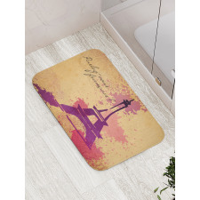 Pastel Splash Retro Bath Mat