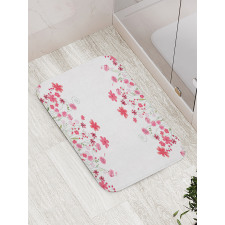 Herbs Blossoms Bridal Bath Mat