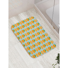 Vitamin C Half Cut Fruits Bath Mat