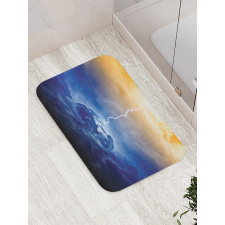 Big Bolt Hits Planet Bath Mat