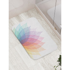 Delicate Leaves Art Bath Mat