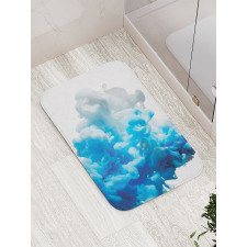 Abstract Cloud Swirl Bath Mat
