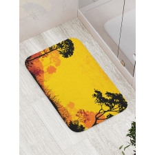 Woodland at Sunset Bath Mat