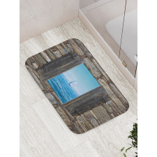 Sailing Boat Idyllic Bath Mat