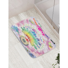 Tropical Turkey Bath Mat