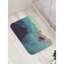 Sunset View on Hills Bath Mat