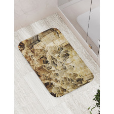 New York City at Night Bath Mat