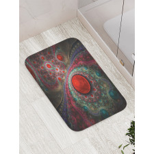 Vintage Abstract Forms Bath Mat