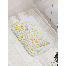 Daffodil Bloom Spring Bath Mat