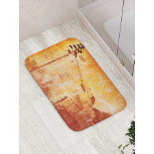 Retro French Street Bath Mat