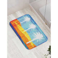 Tropic Beach Palms Bath Mat