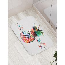 Modern Geometric Art Bath Mat